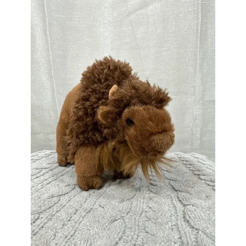 Douglas Cuddle Toys Bison Buffalo‎ Brown Shaggy Standing Stuffed Animal Plush